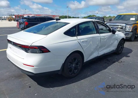 2025 Honda Accord Se z USA, uszkodzony, nr VIN 1HGCY1F4XSA037299